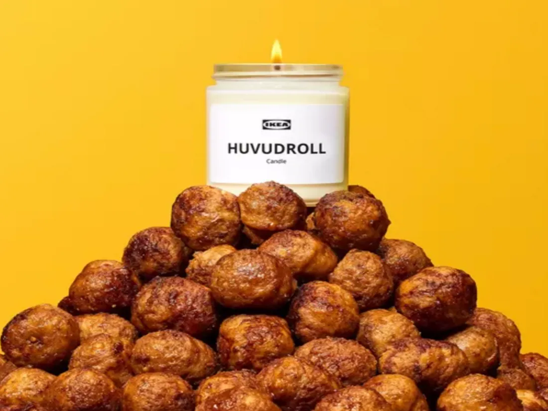 Ikea dévoile une bougie au parfum de ses fameuses boulettes de viande